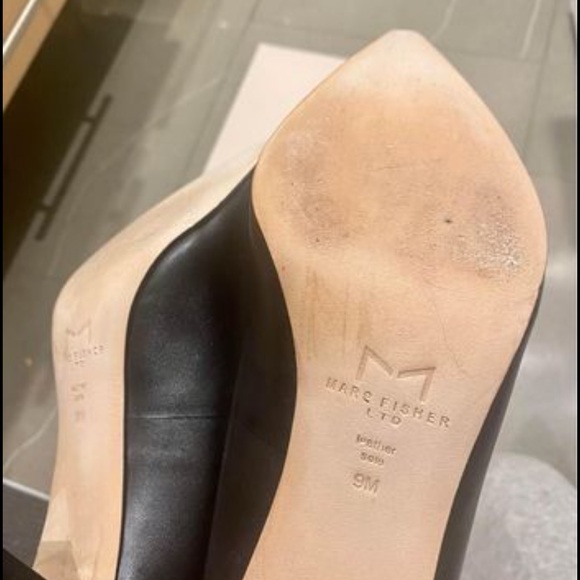 Leather block heels - Picture 3 of 4